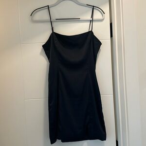 Aritzia shimmer satin dress